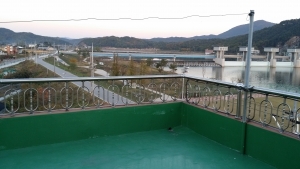 5층에서 낙단보 전경